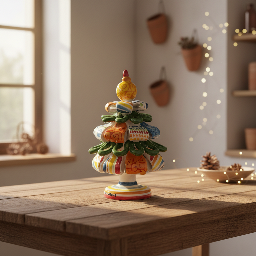 Alberello di natale fatto a mano