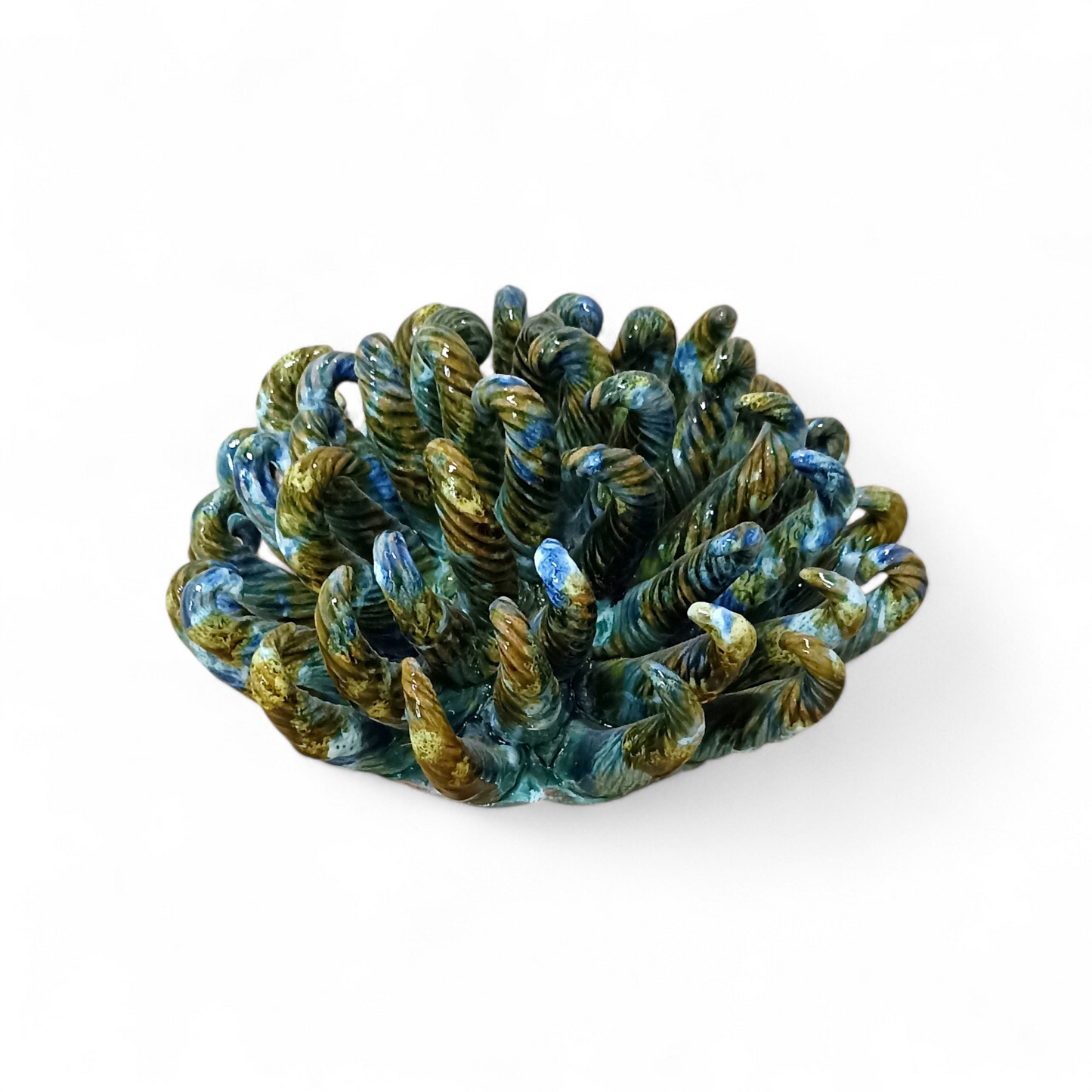 Anemone in maiolica Siciliana