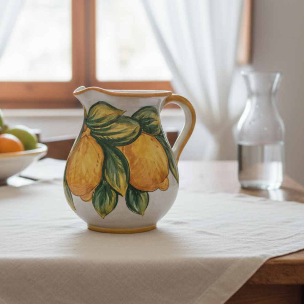 Brocca 20cm in Ceramica Siciliana di Santo Stefano di Camastra