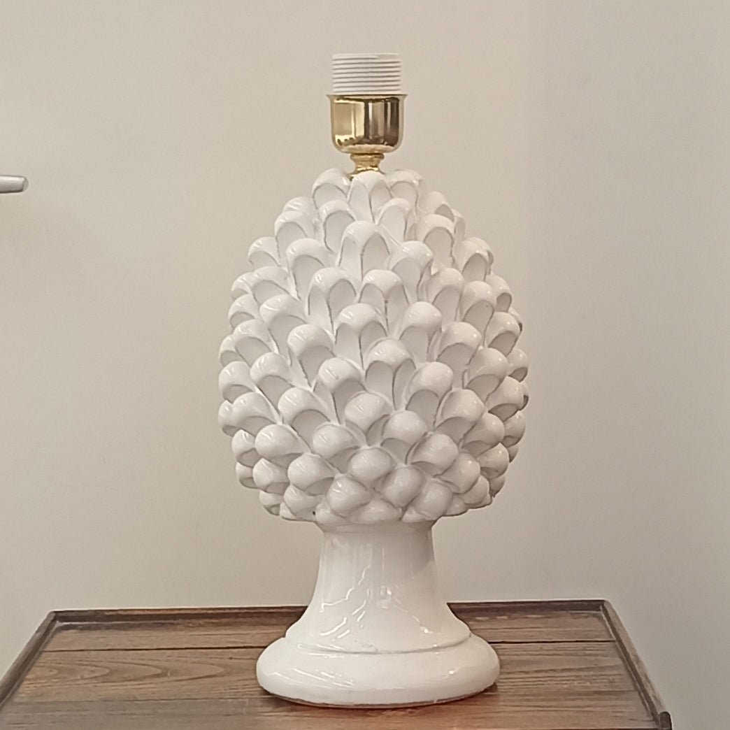 Pigna ceramica Bianca caltagirone