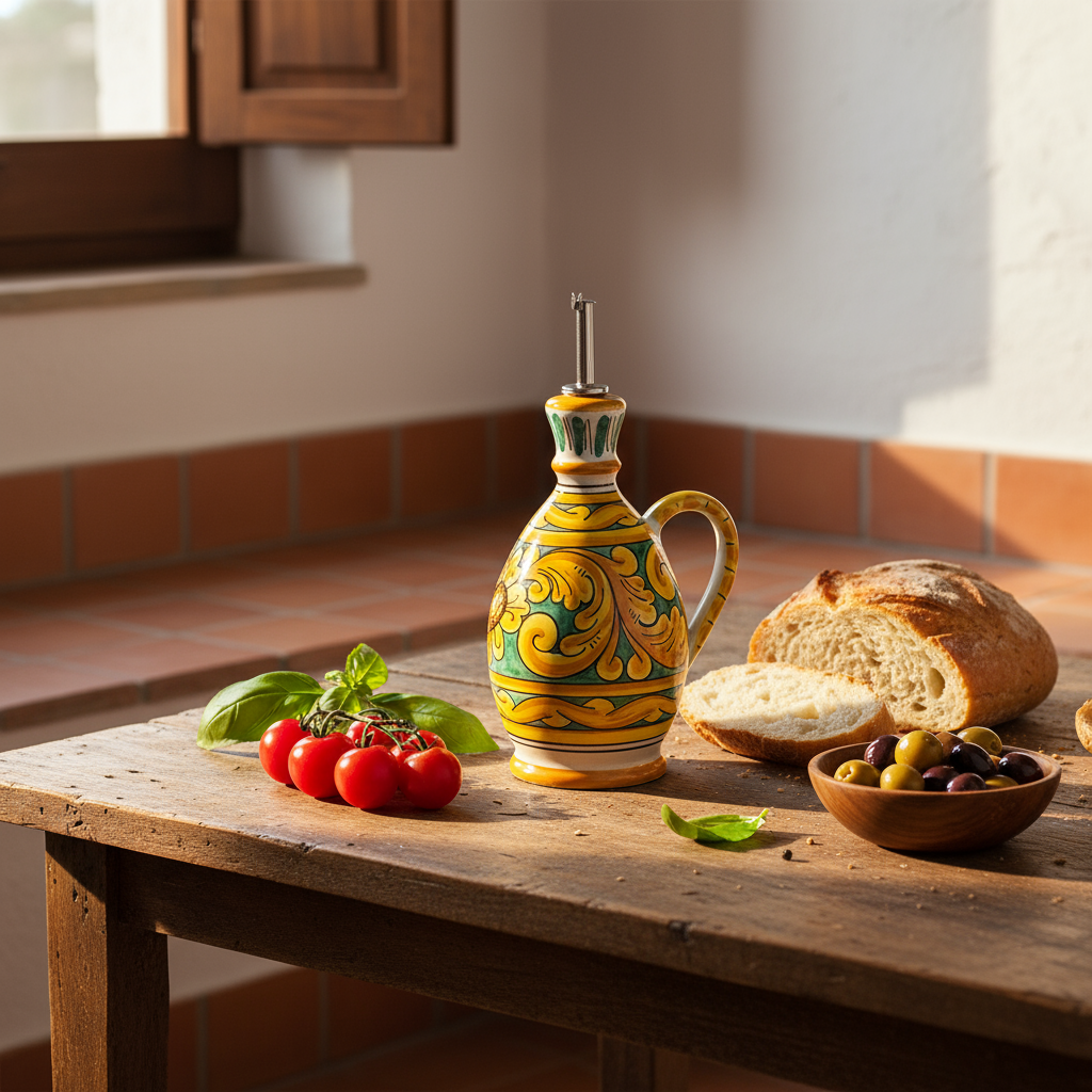 Oliera ceramica Siciliana di Caltagirone