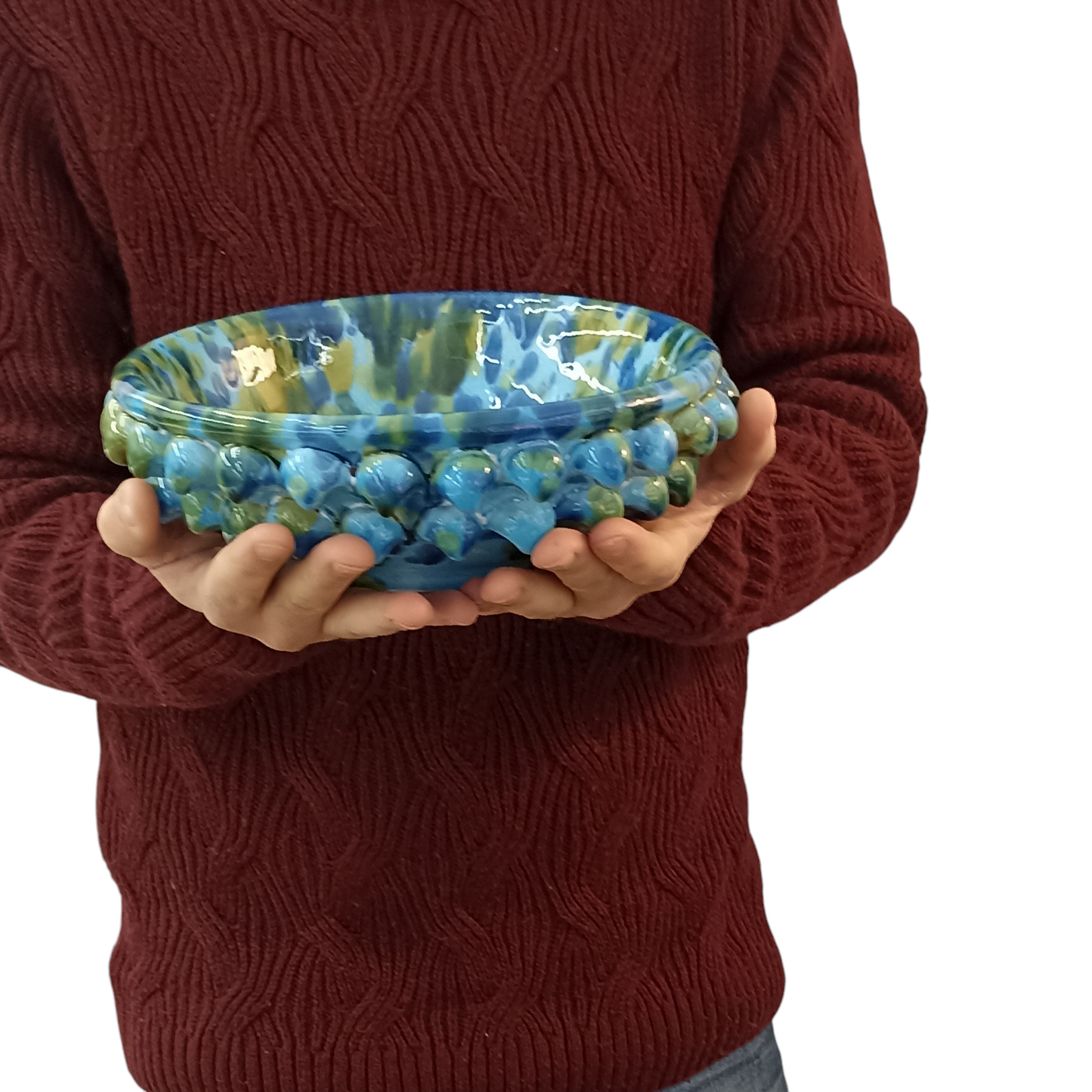 Porta frutta ceramica caltagirone