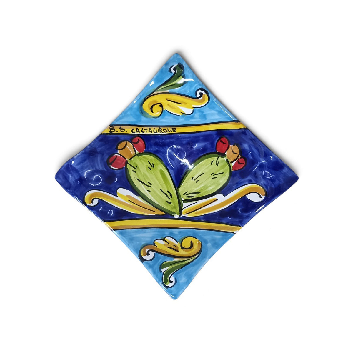 Sicilian ceramic trinket tray