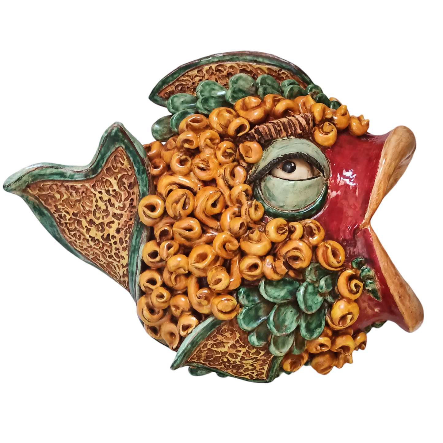 pesce ceramica buddace Caltagirone