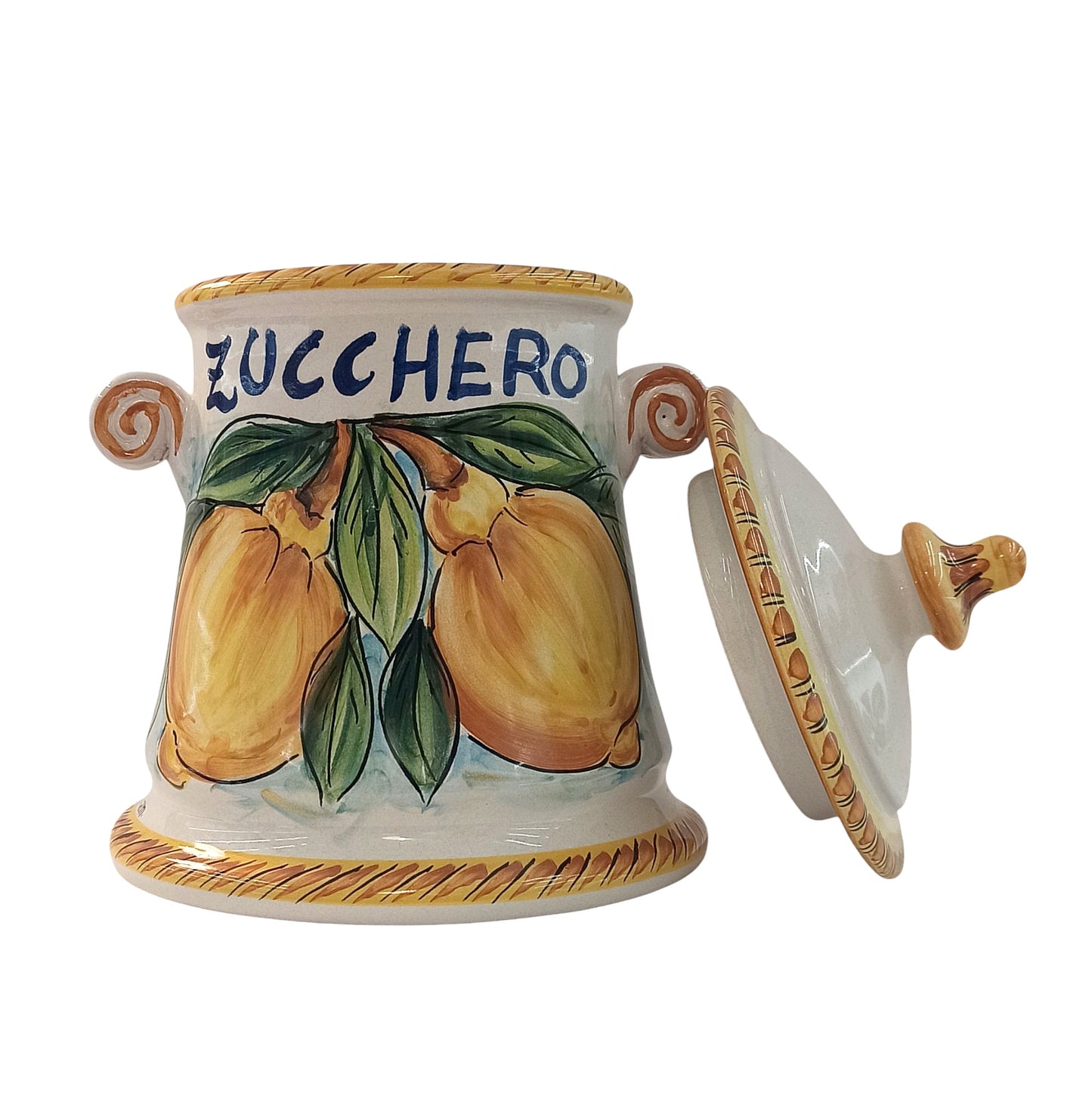 sicilian ceramic sugar holder