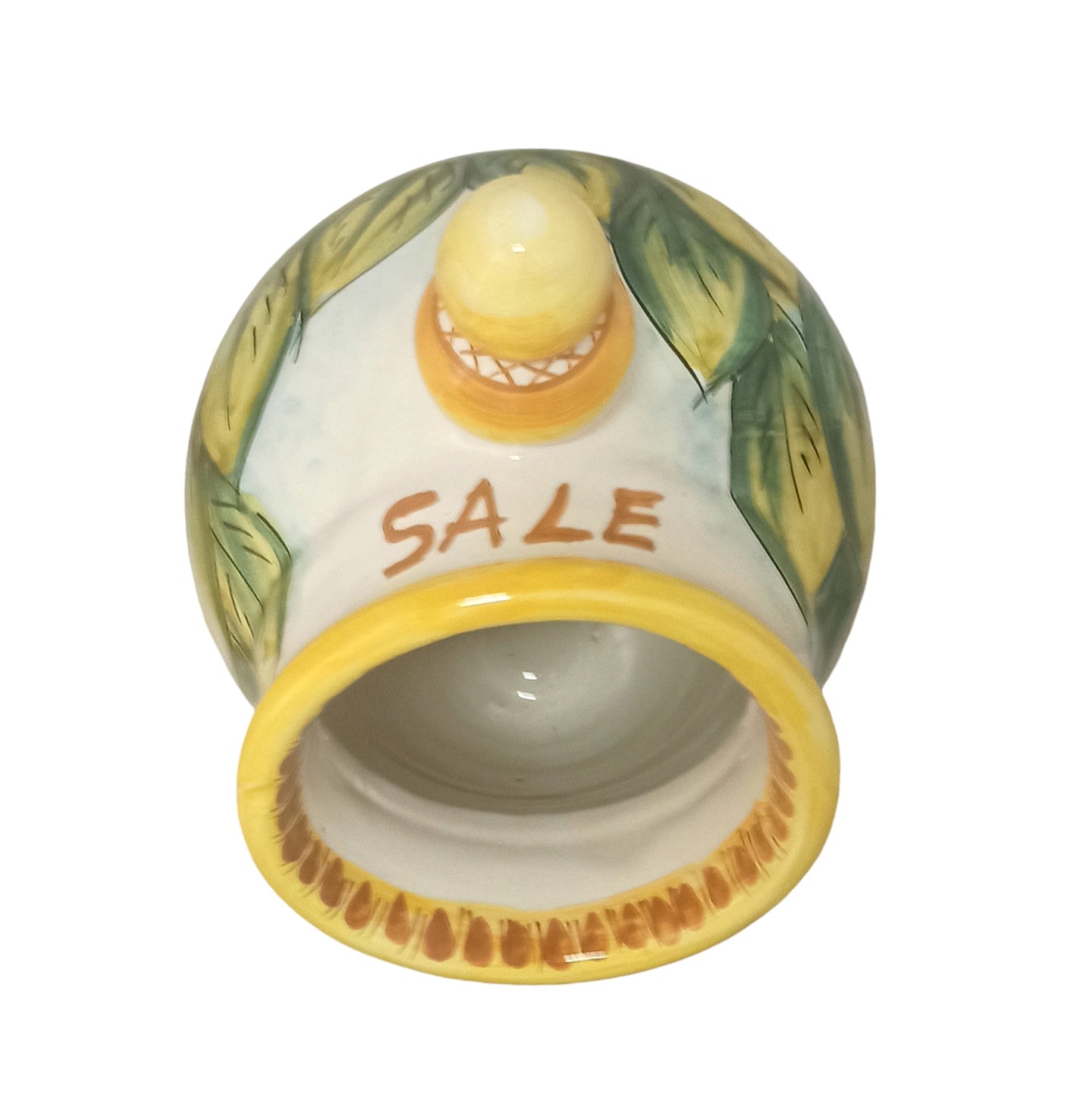 porta sale in ceramica siciliana