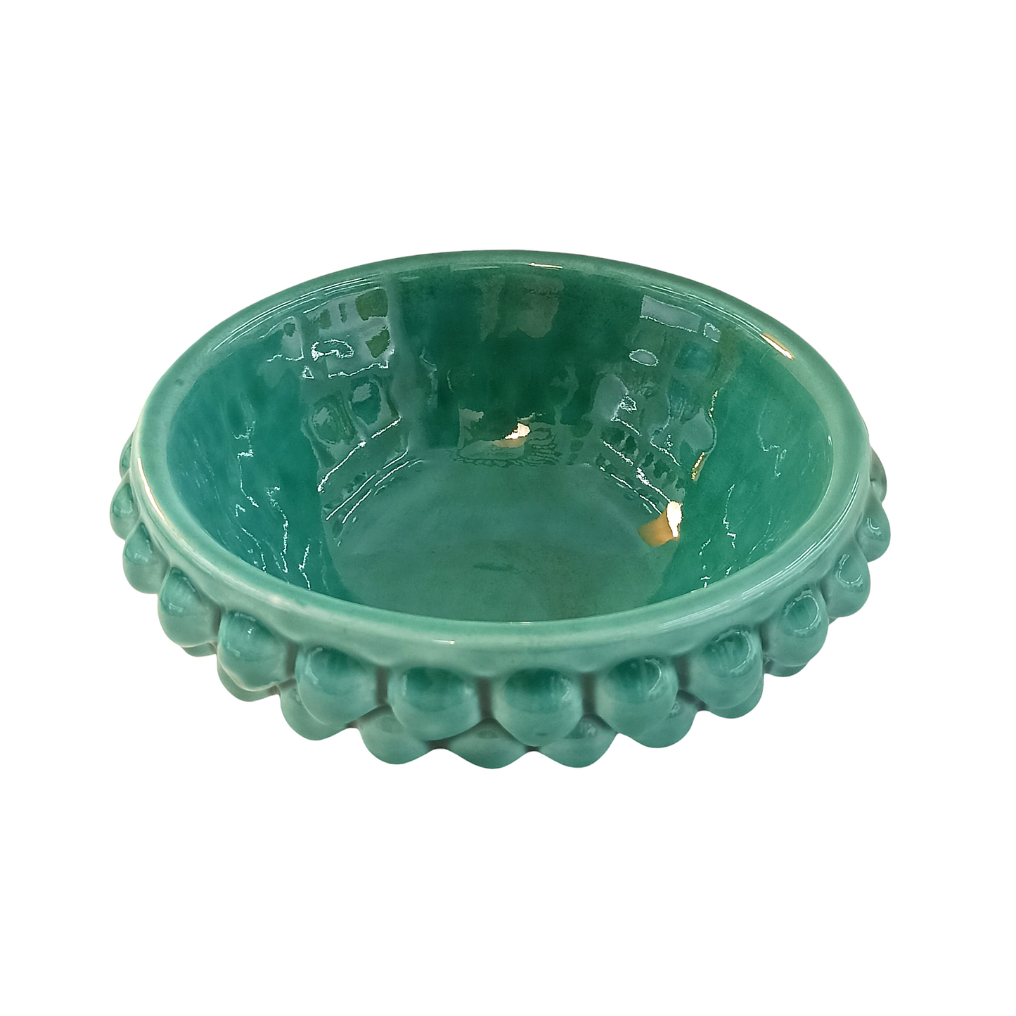 Ceramiche Caltagirone Pigna a ciotola Verde