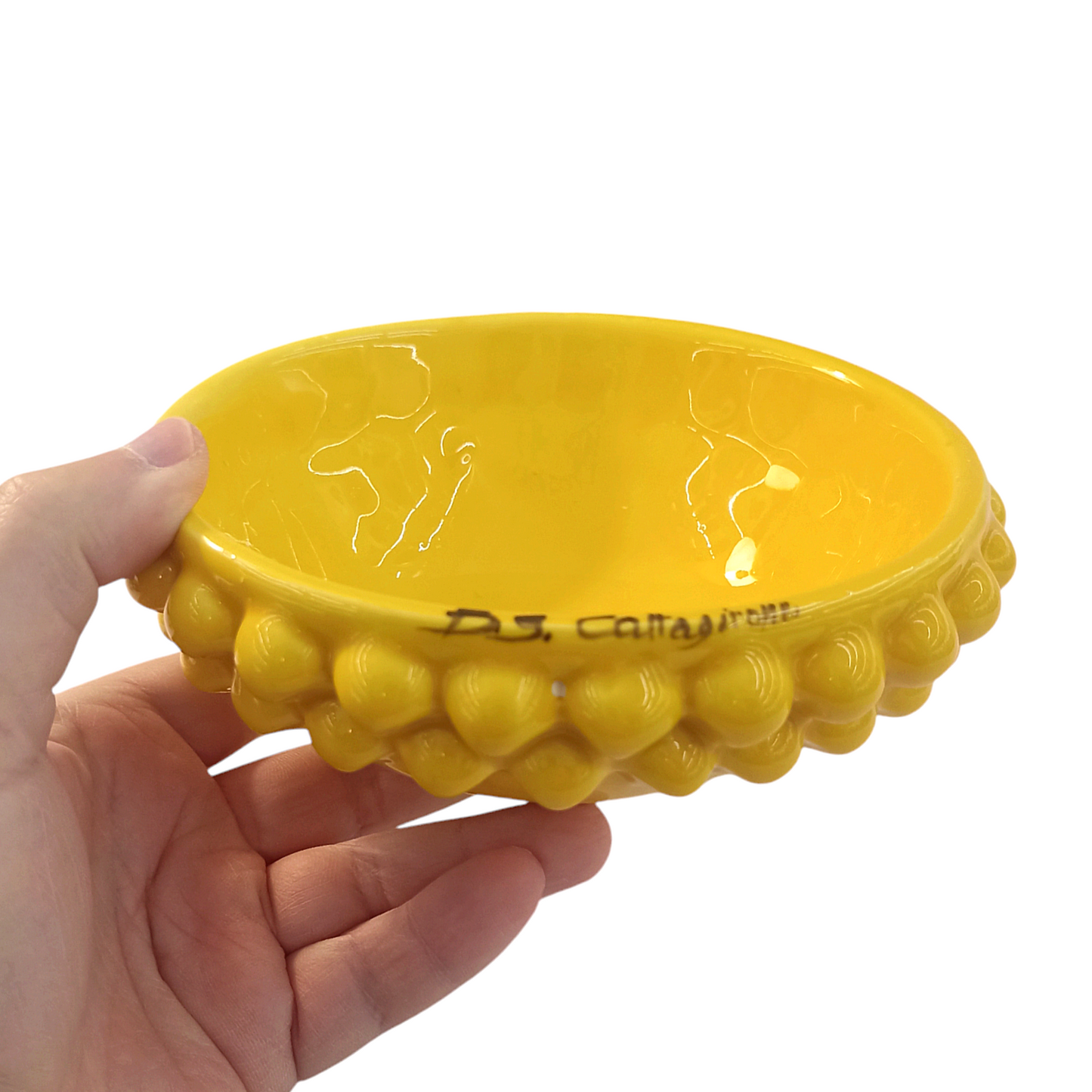 Pigna Gialla Ceramica Siciliana Caltagirone Souvenir