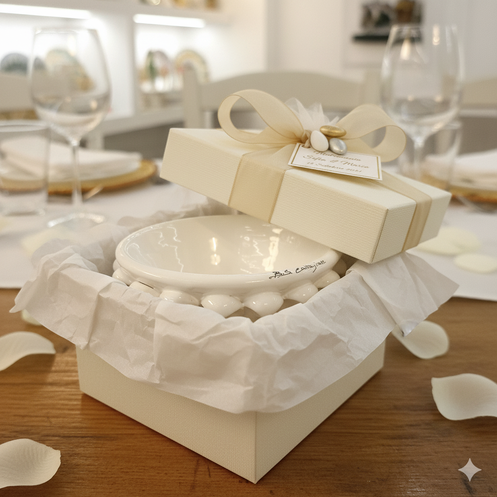 bomboniera matrimonio ceramica siciliana