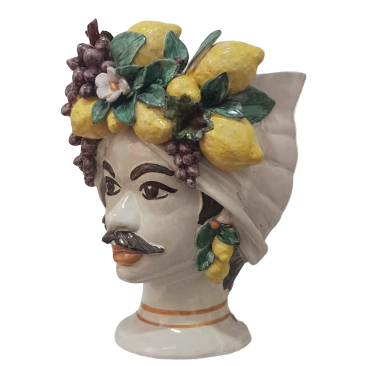 Teste di Caltagirone limoni