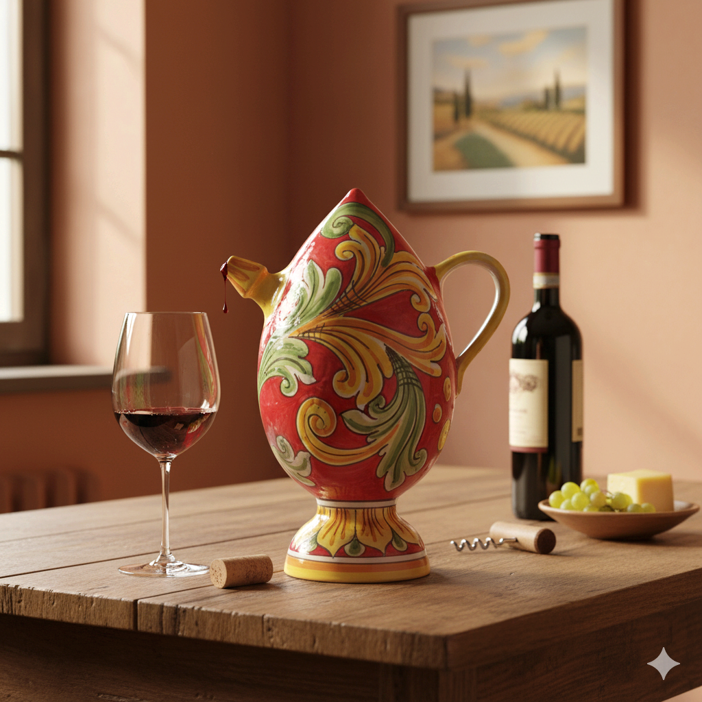 caraffa decorata