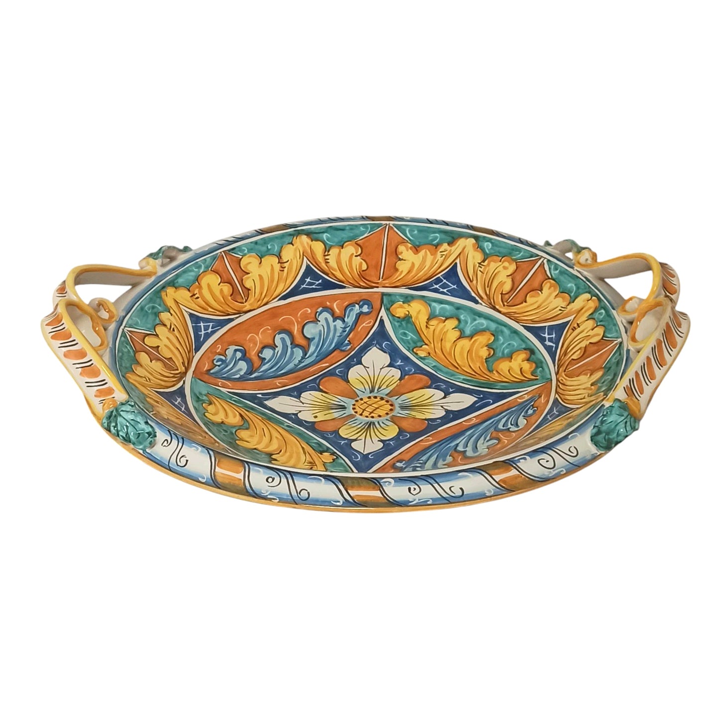 porta frutta grande in ceramica siciliana