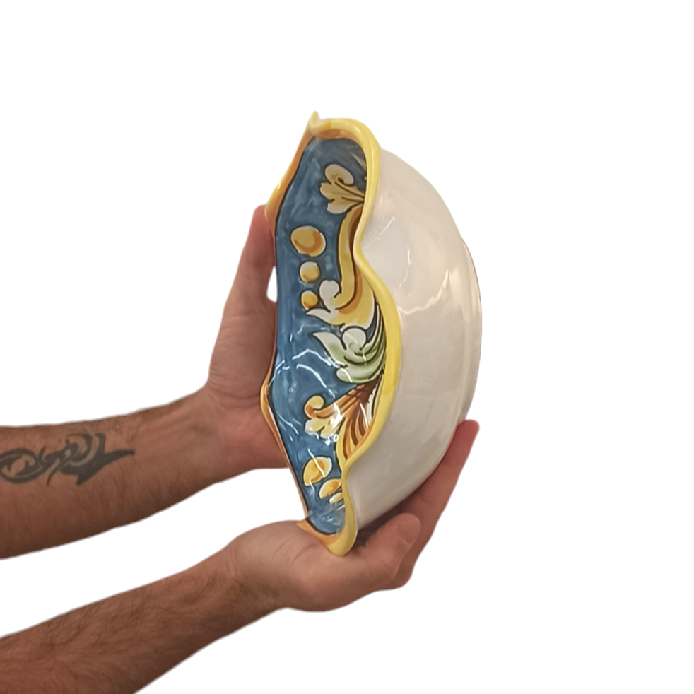 insalatiera in ceramica di Caltagirone