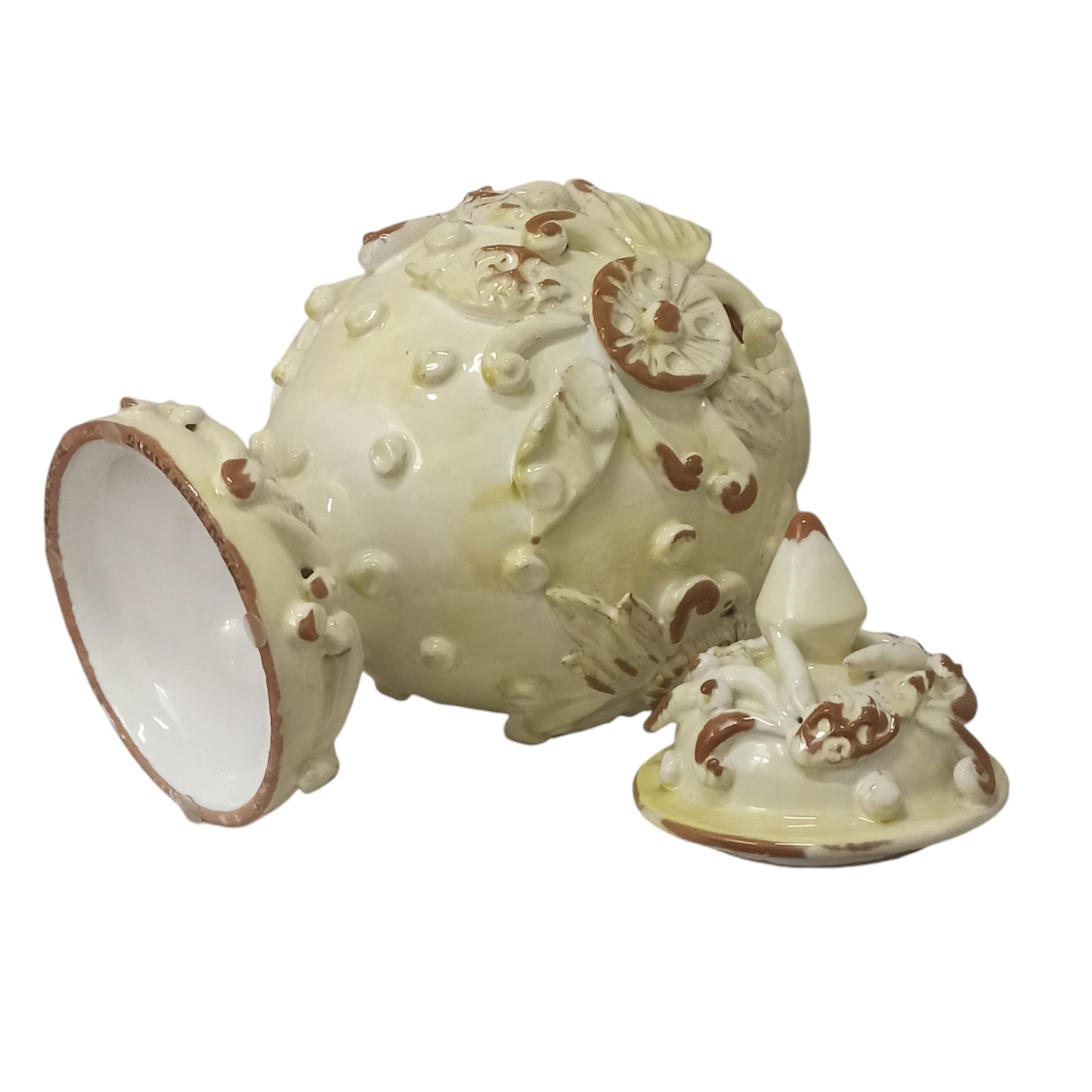 Ceramic flowers pot caltagirone shop online
