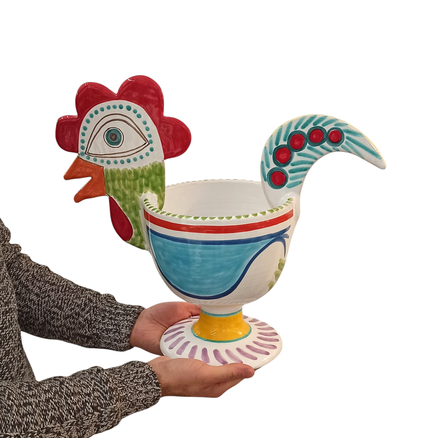 original sicilian ceramic centerpiece