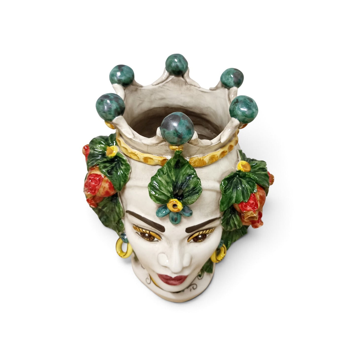 ceramic moorish head made in italy