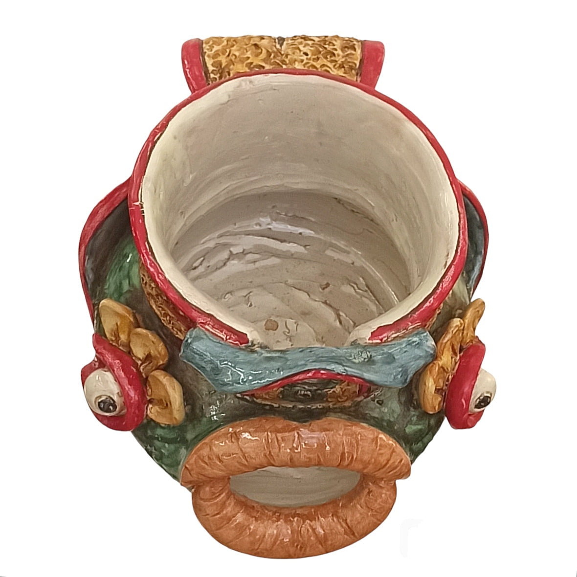 Pesce in ceramica artigianale siciliana