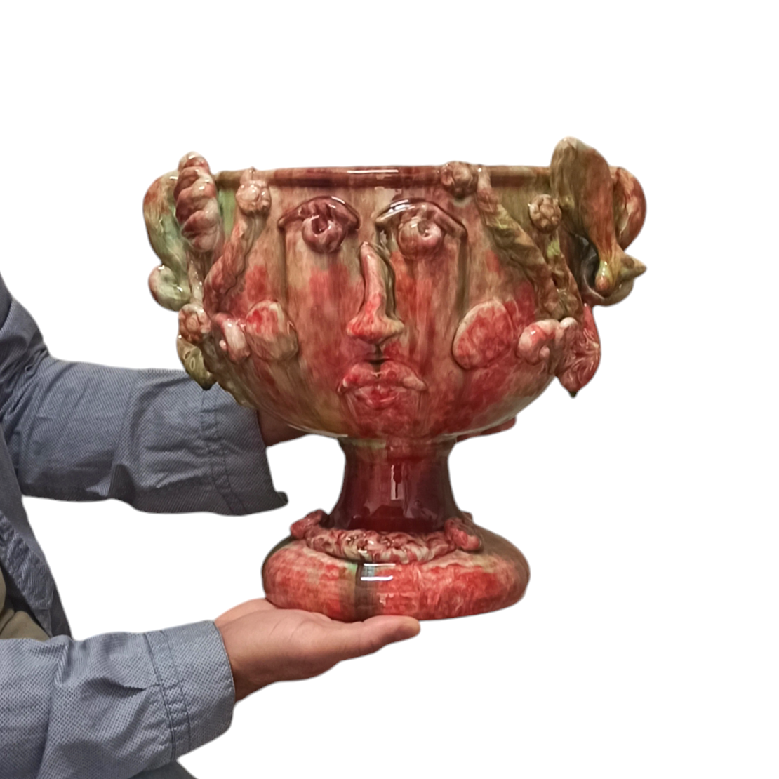 modern sicilian ceramic head