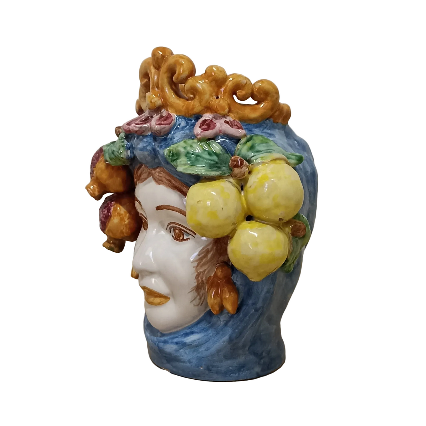 testa maiolica