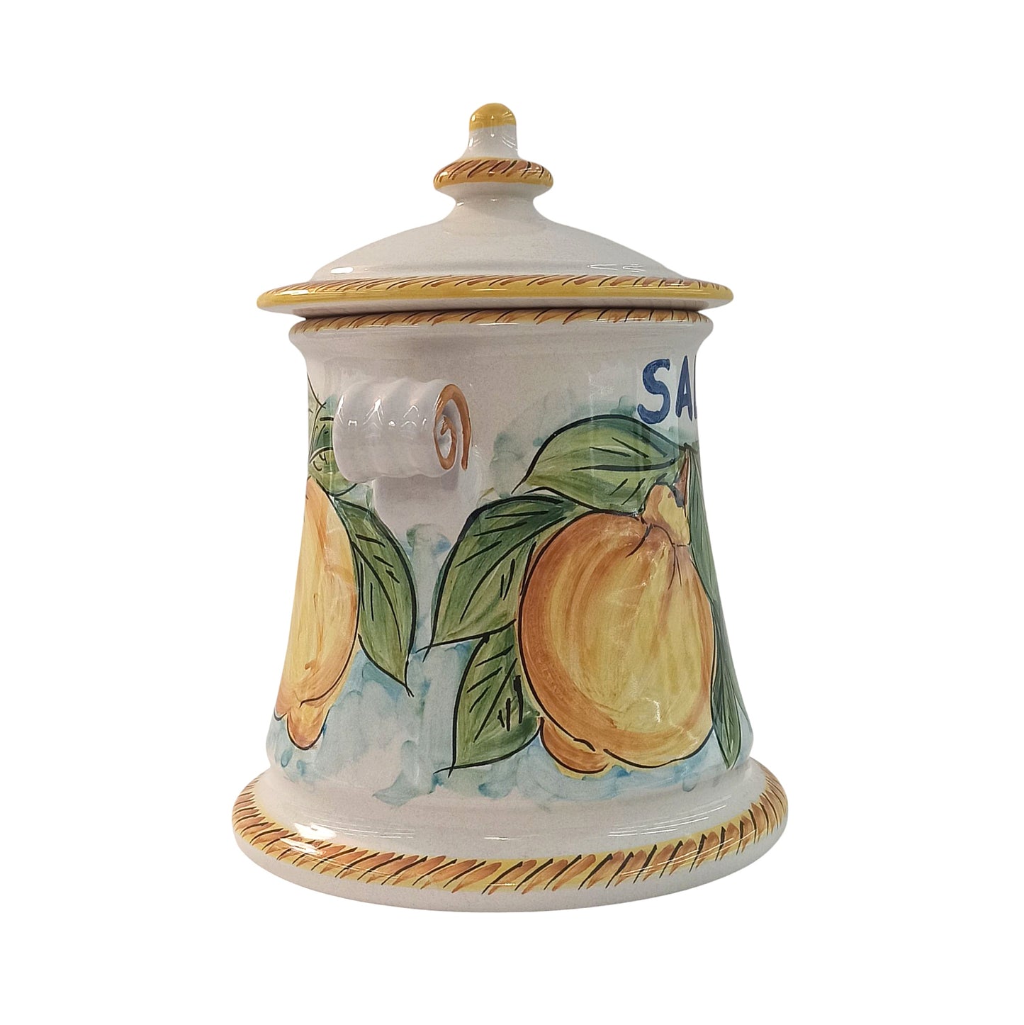 porta sale in ceramica siciliana fatto a mano