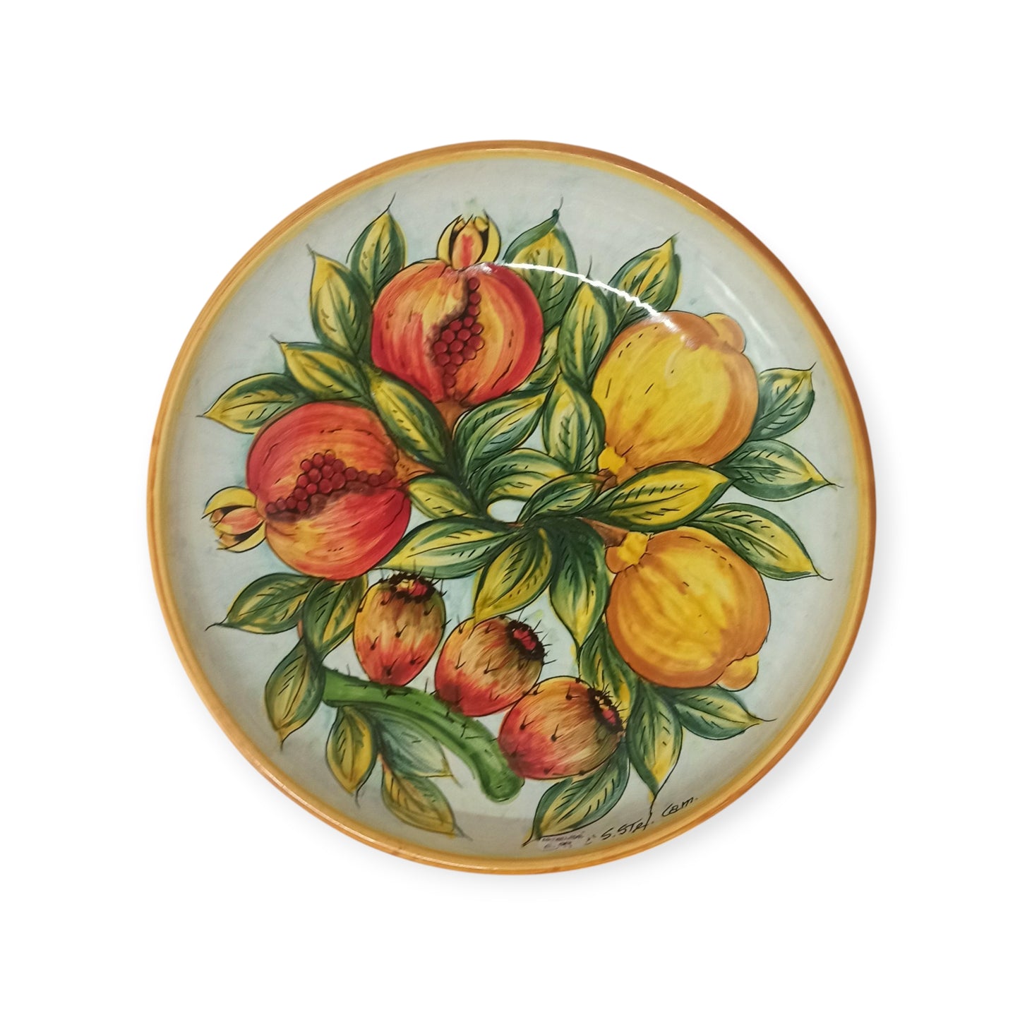 porta frutta maiolica siciliana