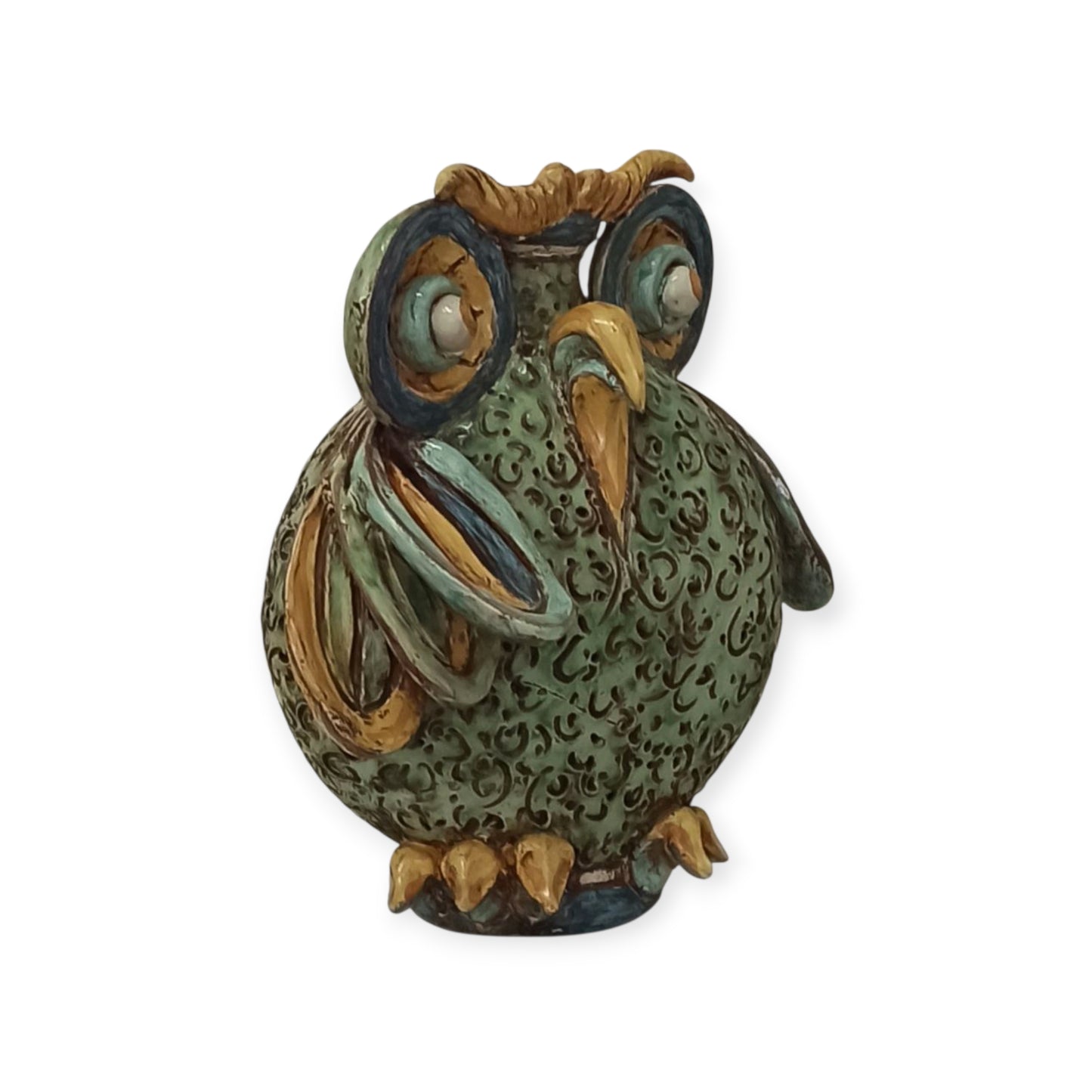 gufetto in ceramica siciliana