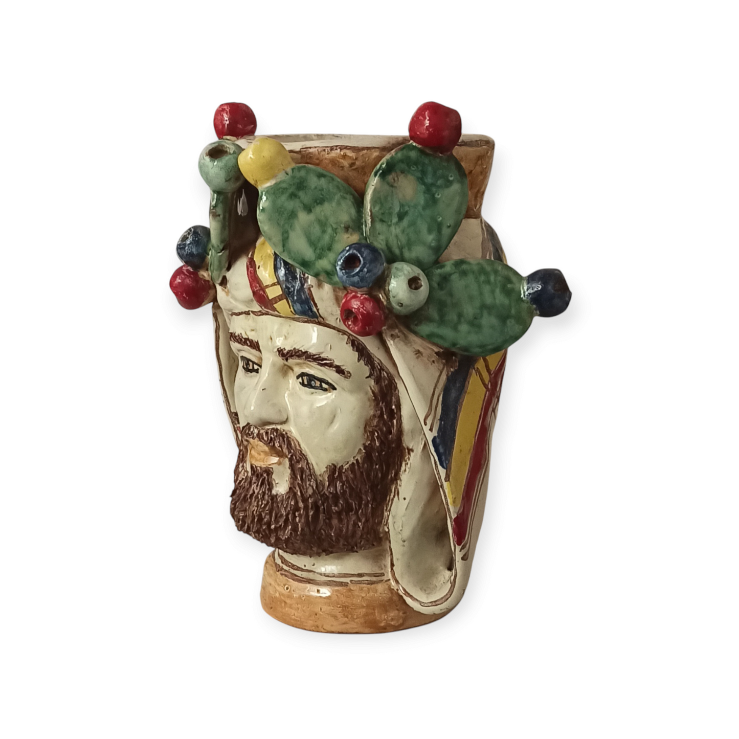Testa ceramica Caltagirone Salvatore Guzzardi online
