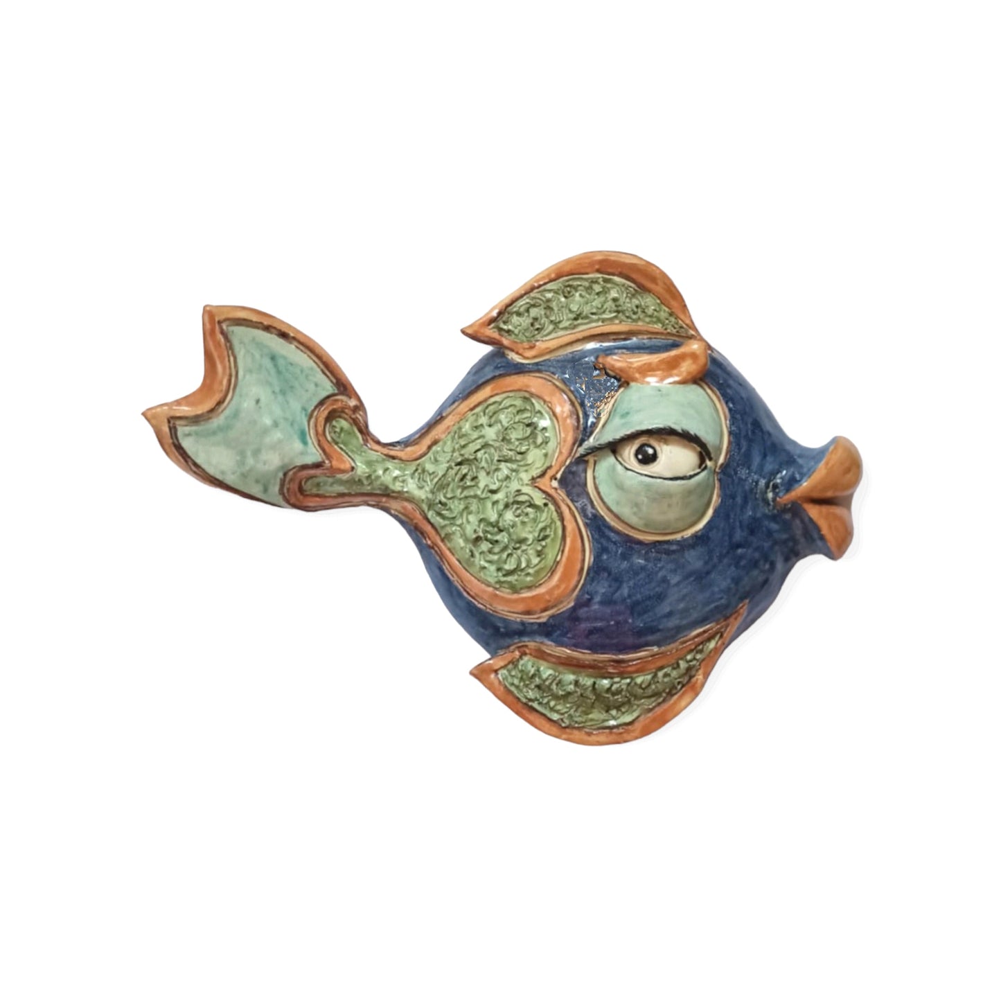 pesce in ceramica artistica di Caltagirone