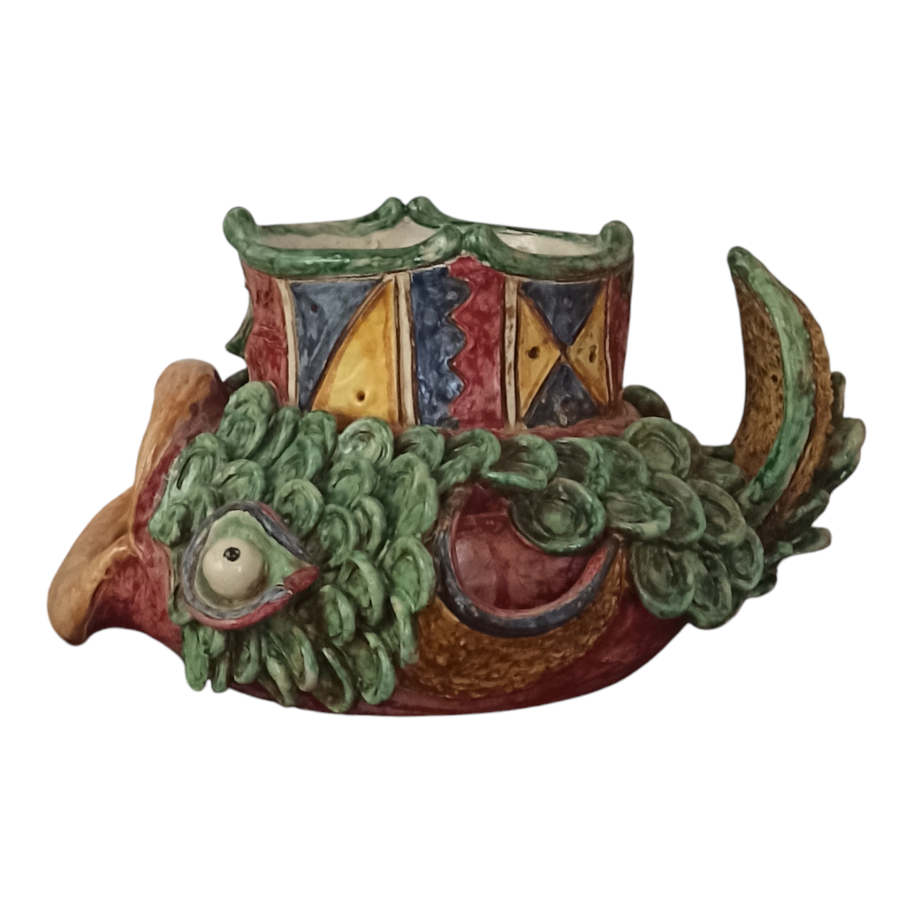 Oggetto artigianale in ceramica siciliana moderna