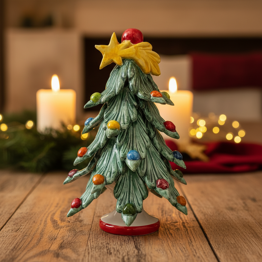 christmas tree from caltagirone