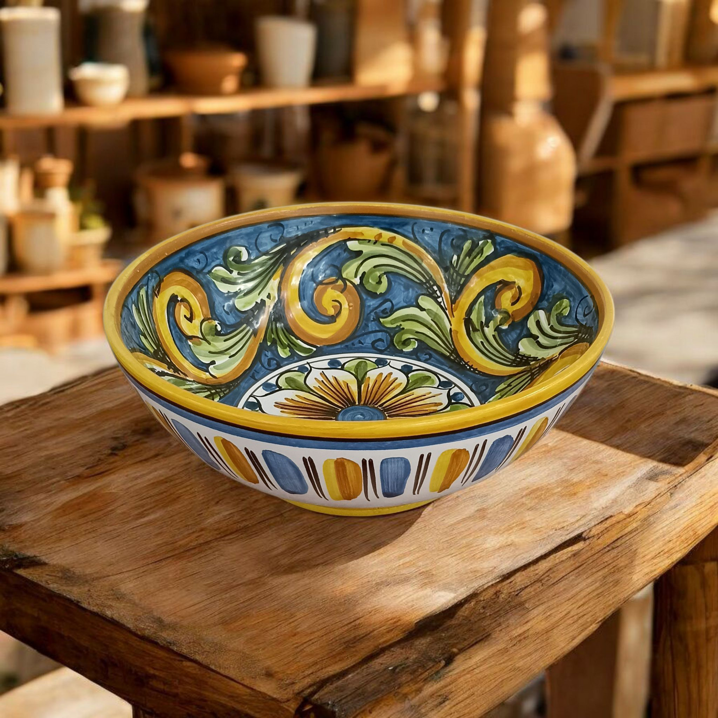 ciotola per insalata decorata