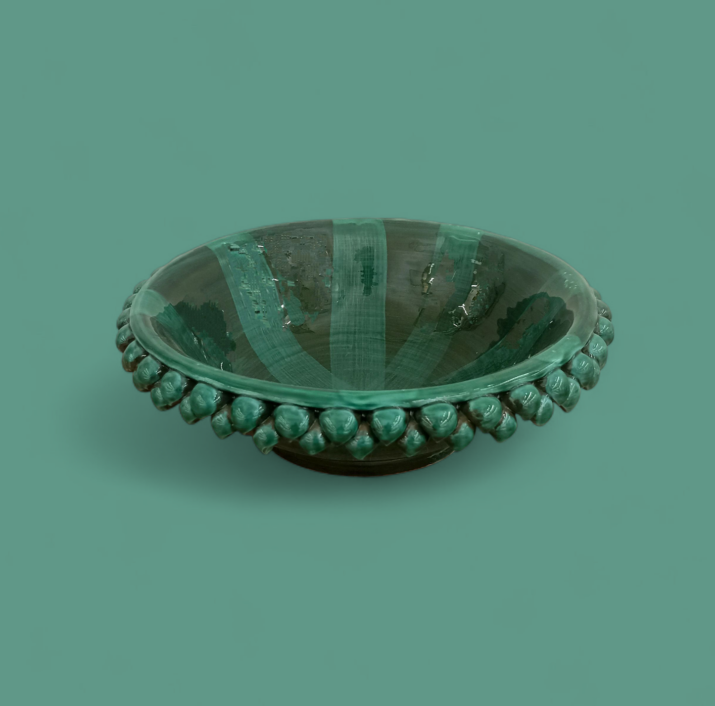 insalatiera pigna maiolica siciliana