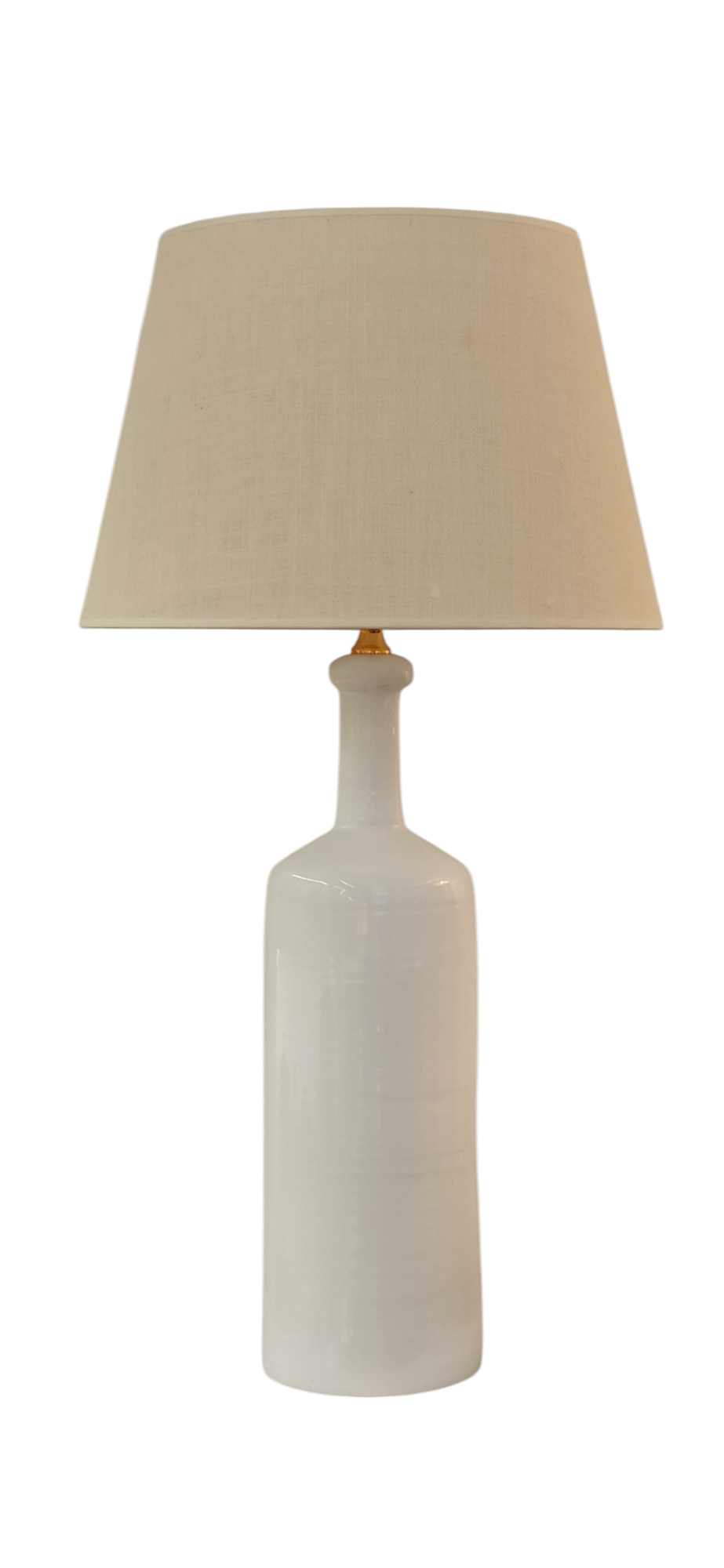 sicilian ceramic white modern lamp