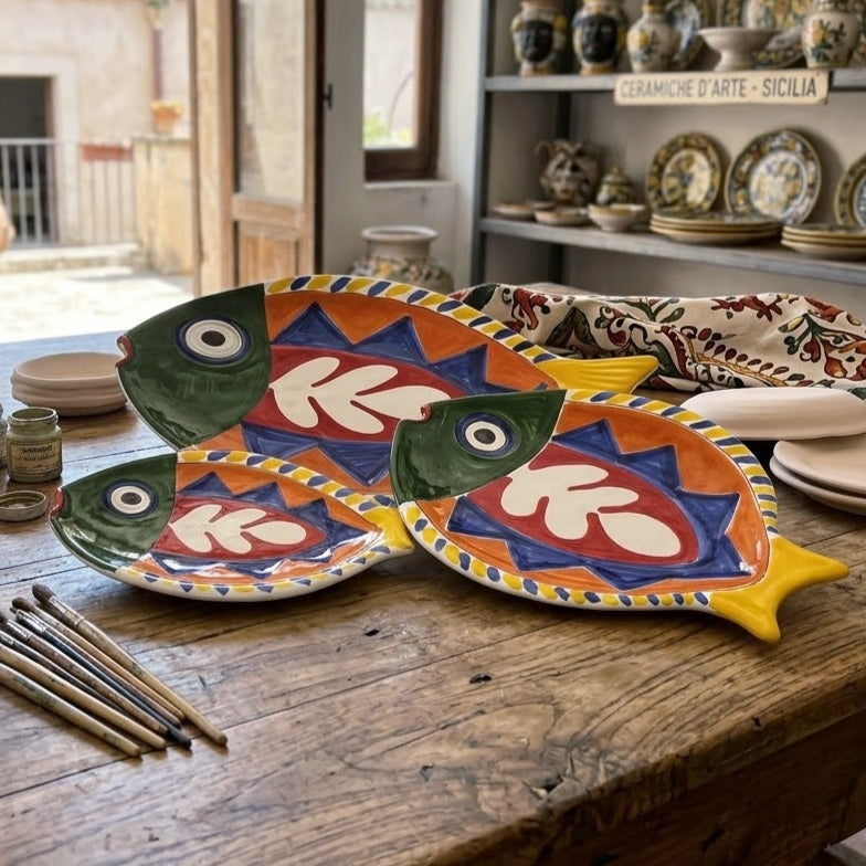 piatto da portata in ceramica