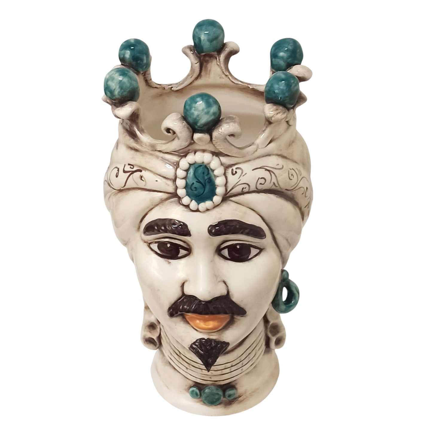 Moro di Sicilia in ceramica di Caltagirone