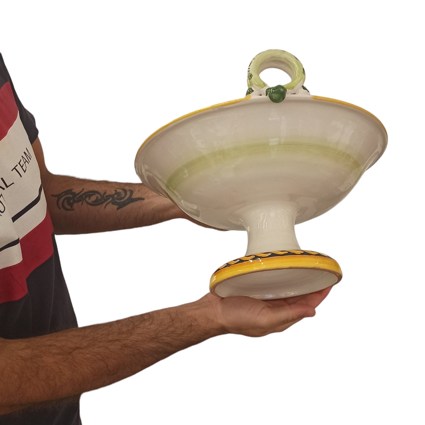 alzata in ceramica