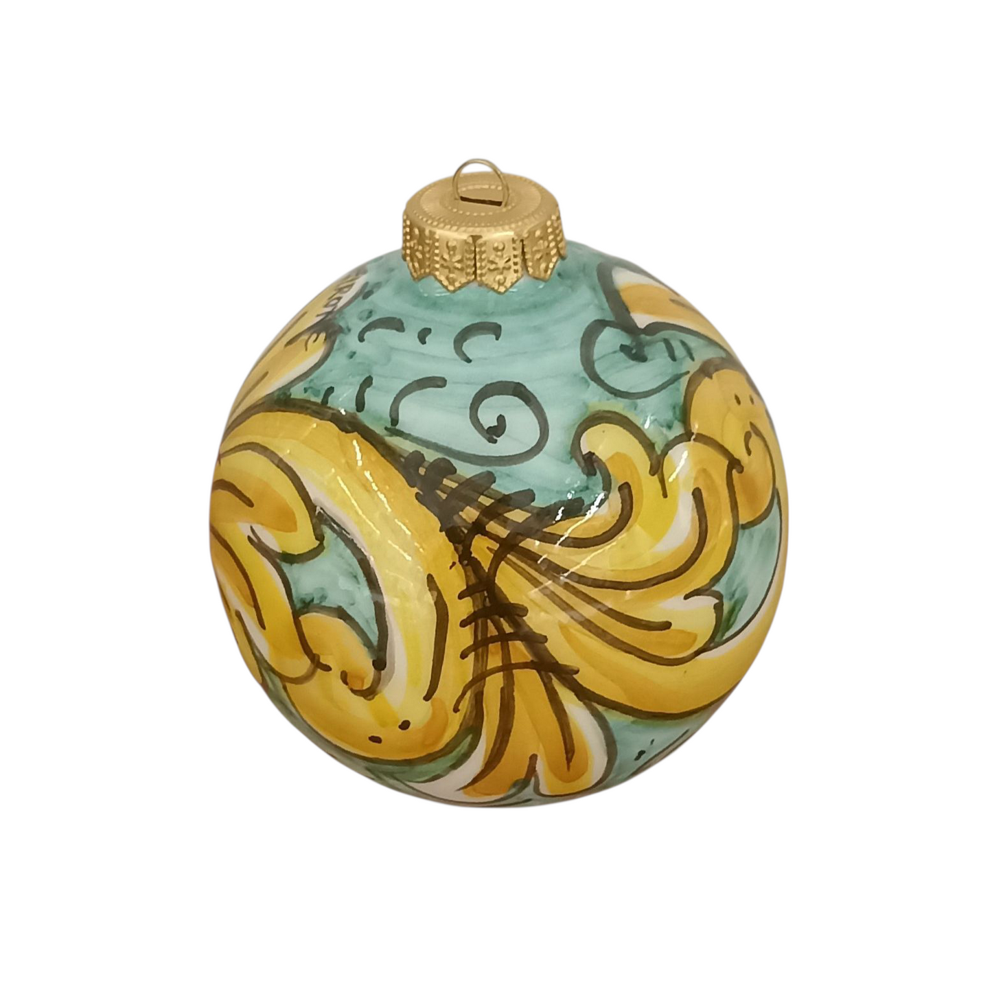 palla in ceramica caltagirone per albero di Natale