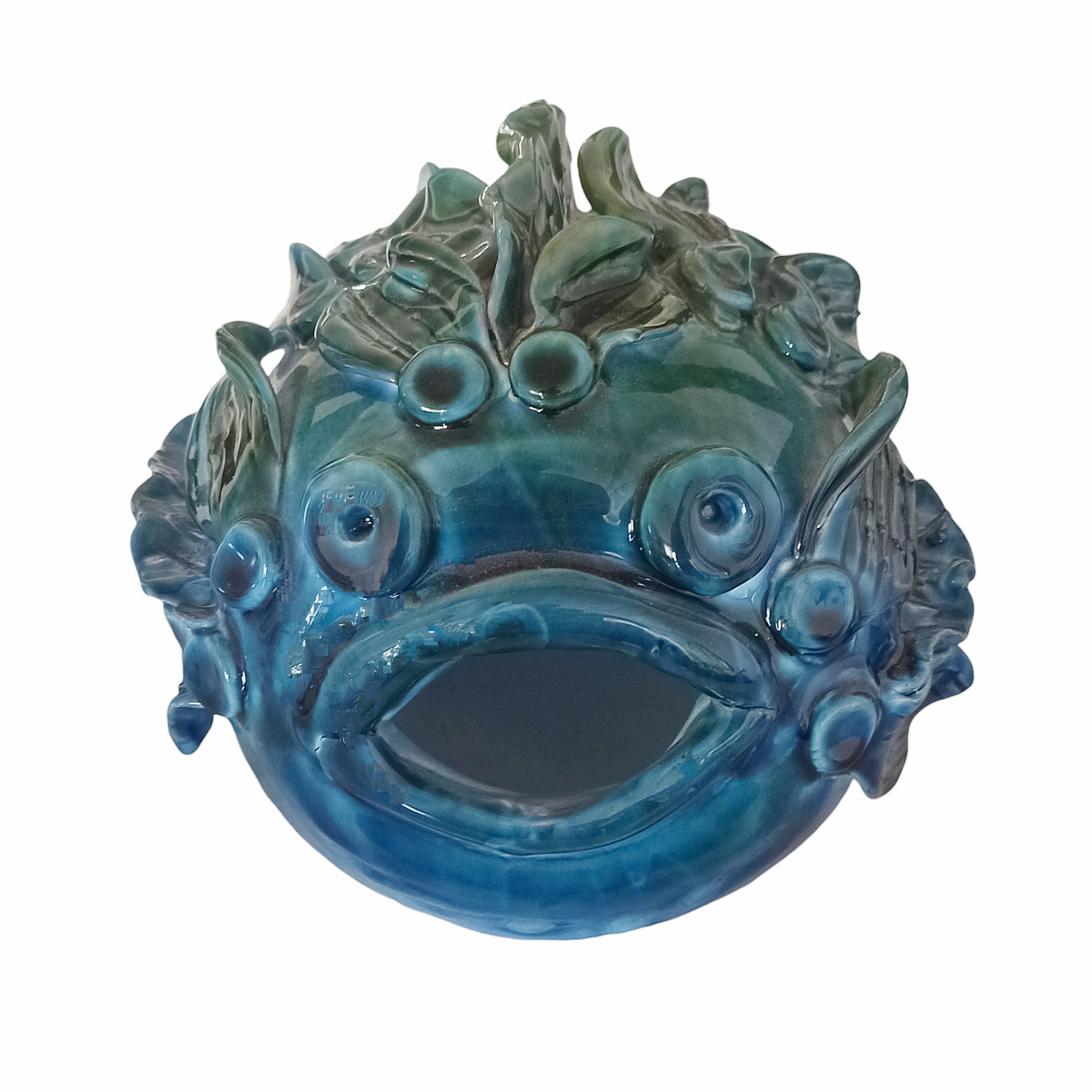 pesce siciliano in ceramica artistica fatto a mano