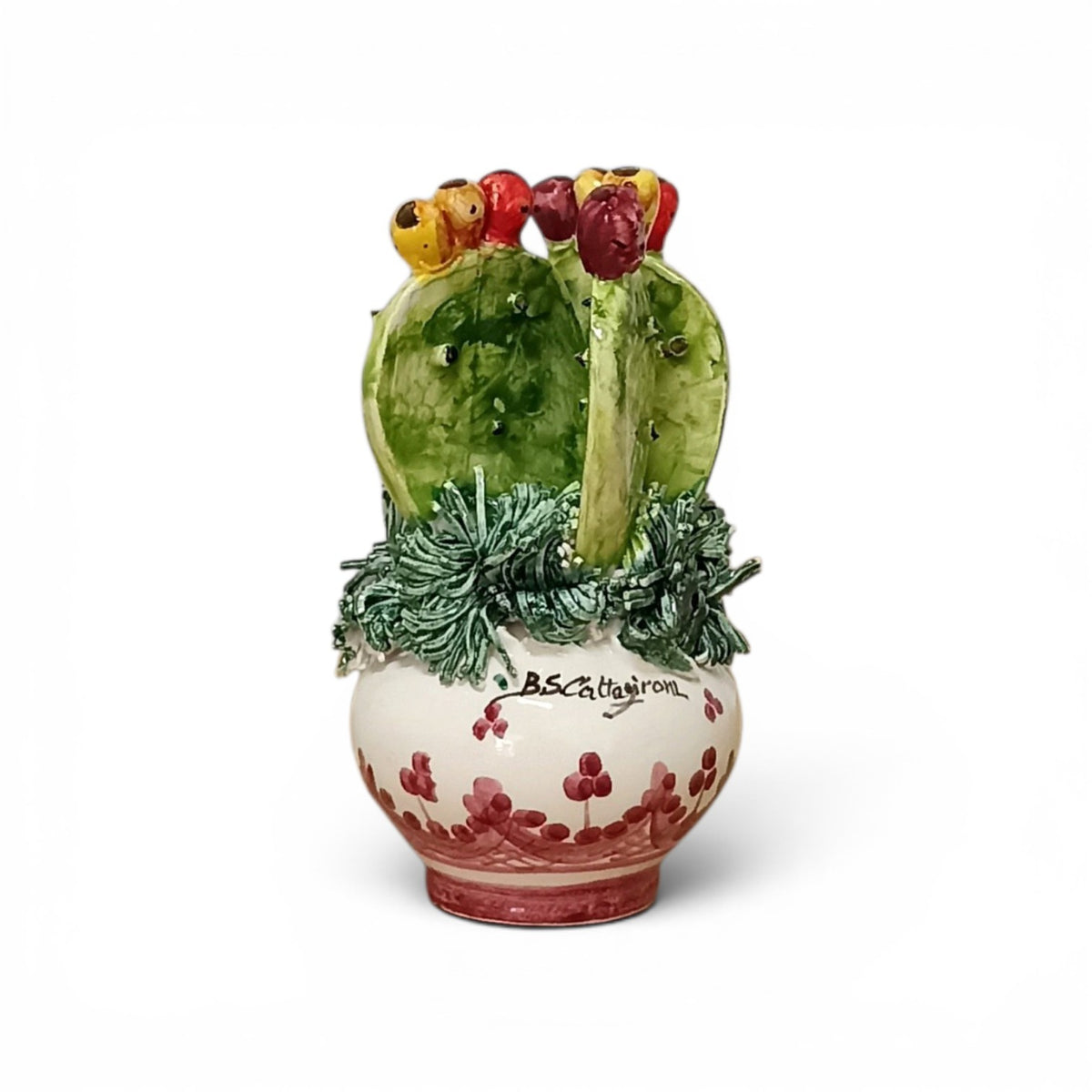 piantina in ceramica di caltagirone