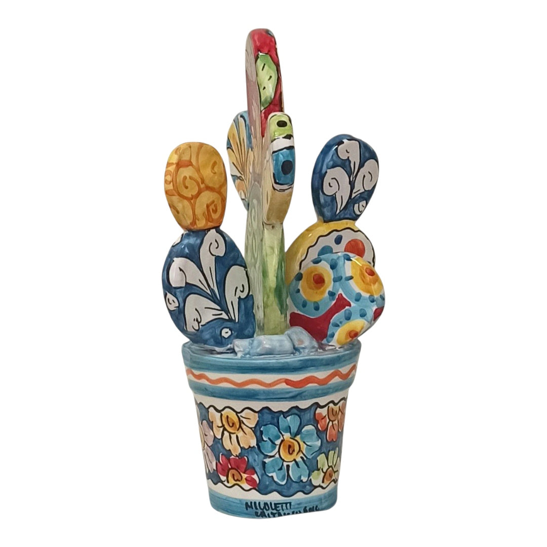 piantina originale in ceramica siciliana