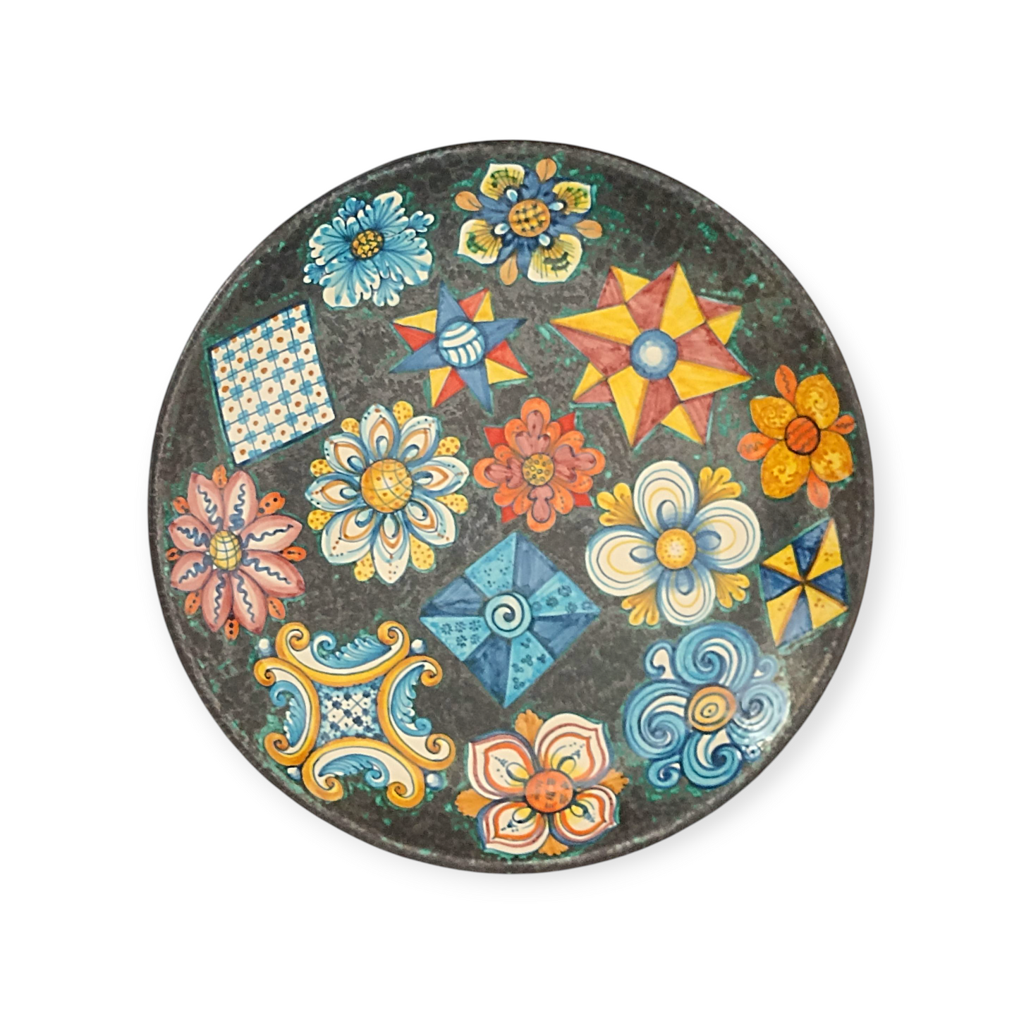 piatto artigianale maiolica siciliana