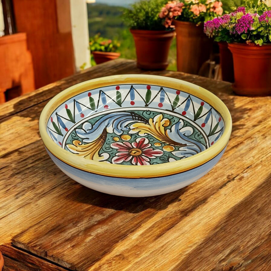 insalatiera in ceramica di caltagirone