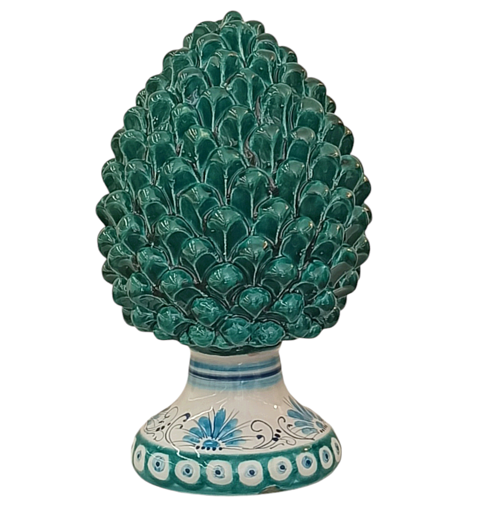 pigna verde siciliana decorata