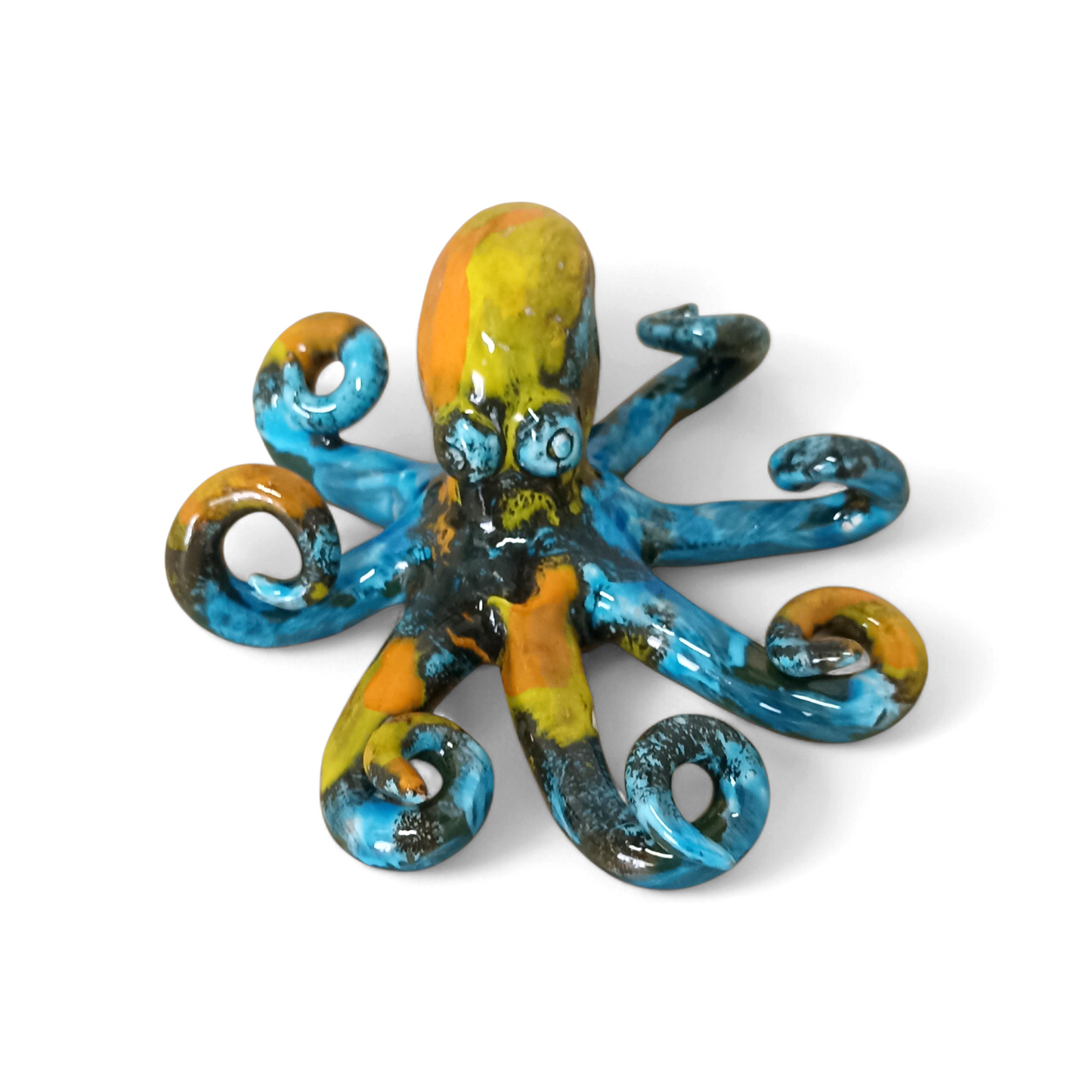 polipo in ceramica siciliana di caltagirone