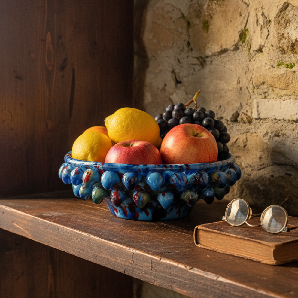 porta frutta maiolica di sicilia