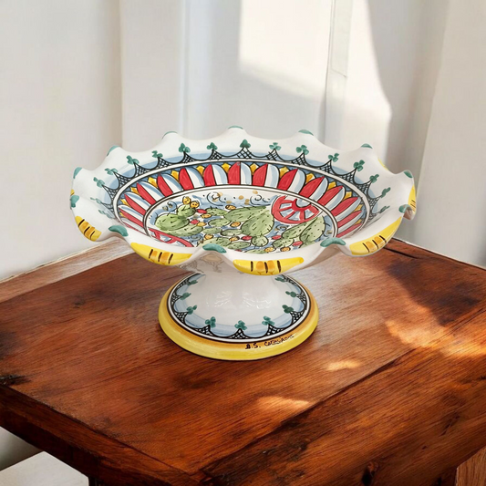 porta frutta in ceramica di caltagirone