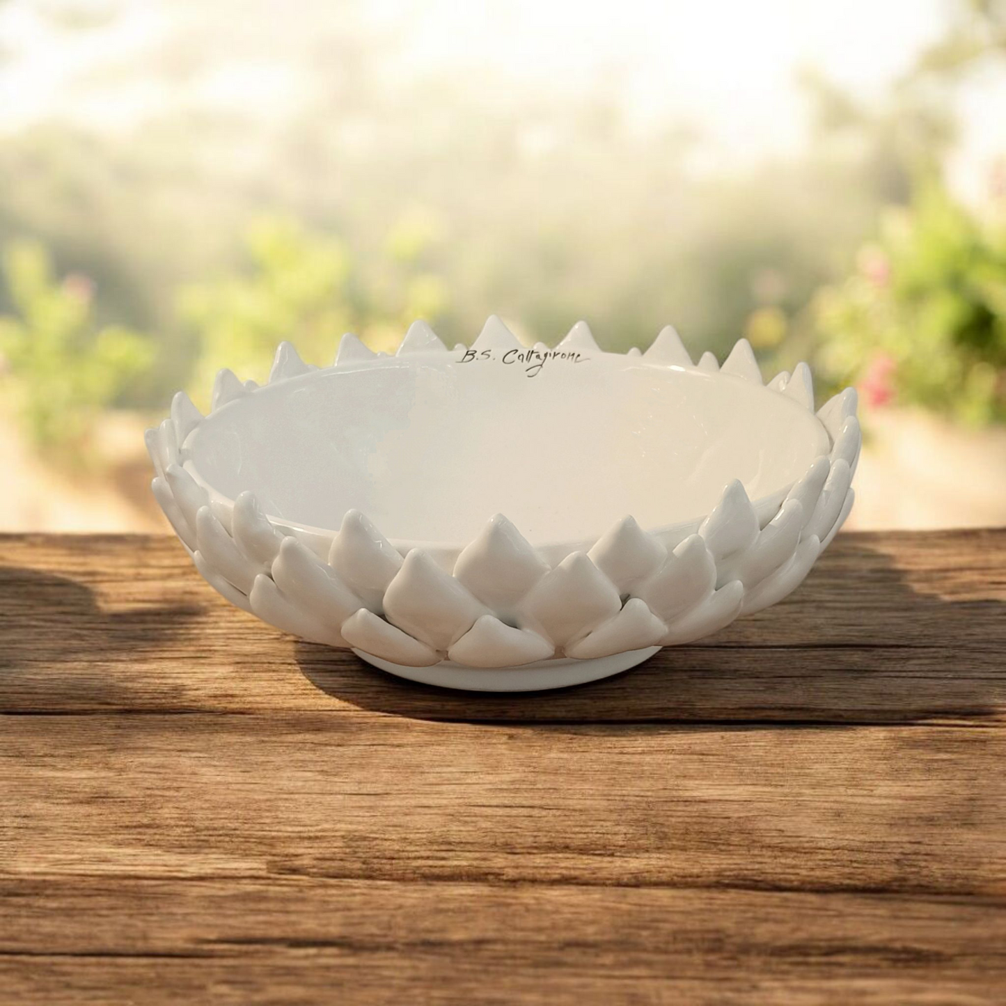 centro tavolo bianco moderno