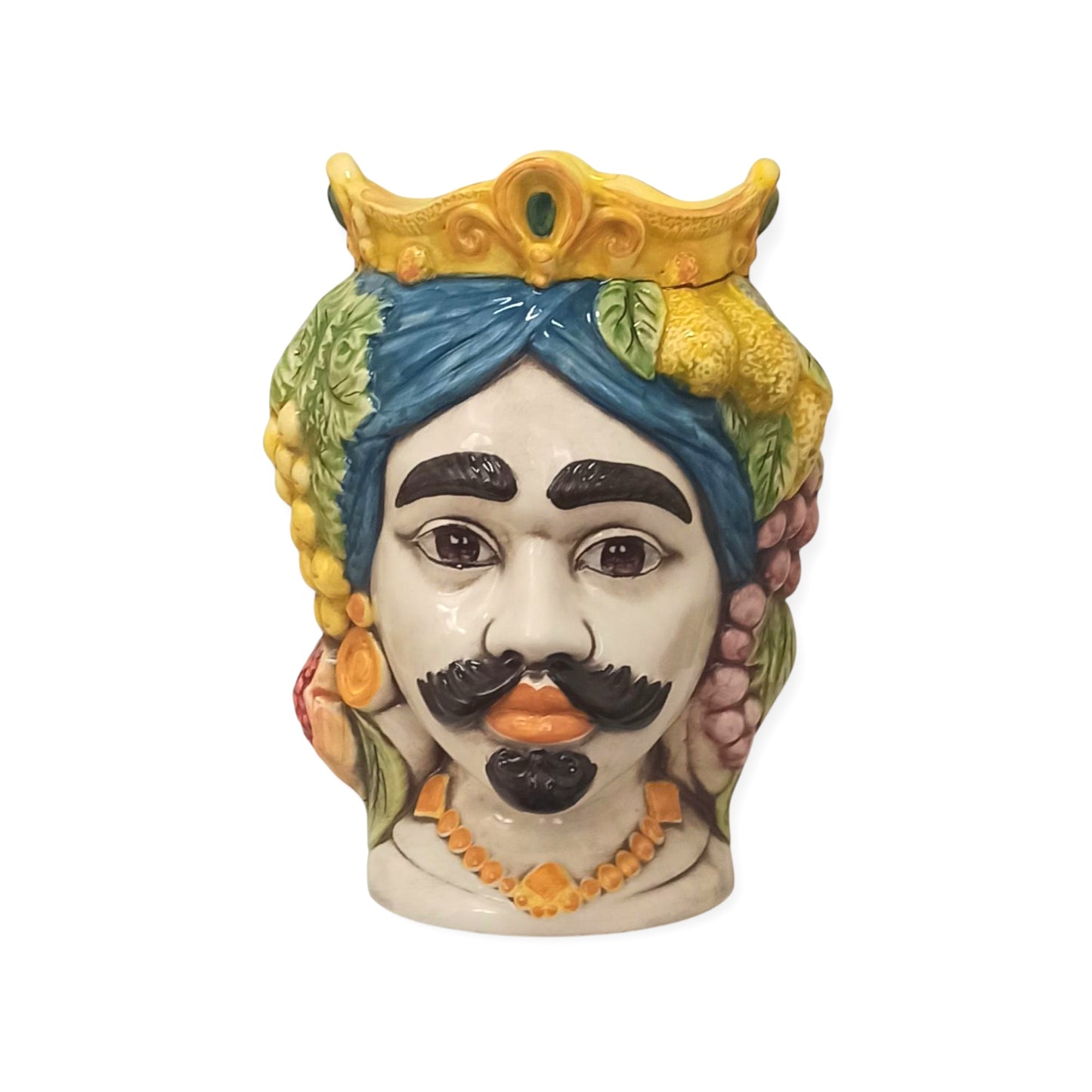 vaso in maiolica siciliana