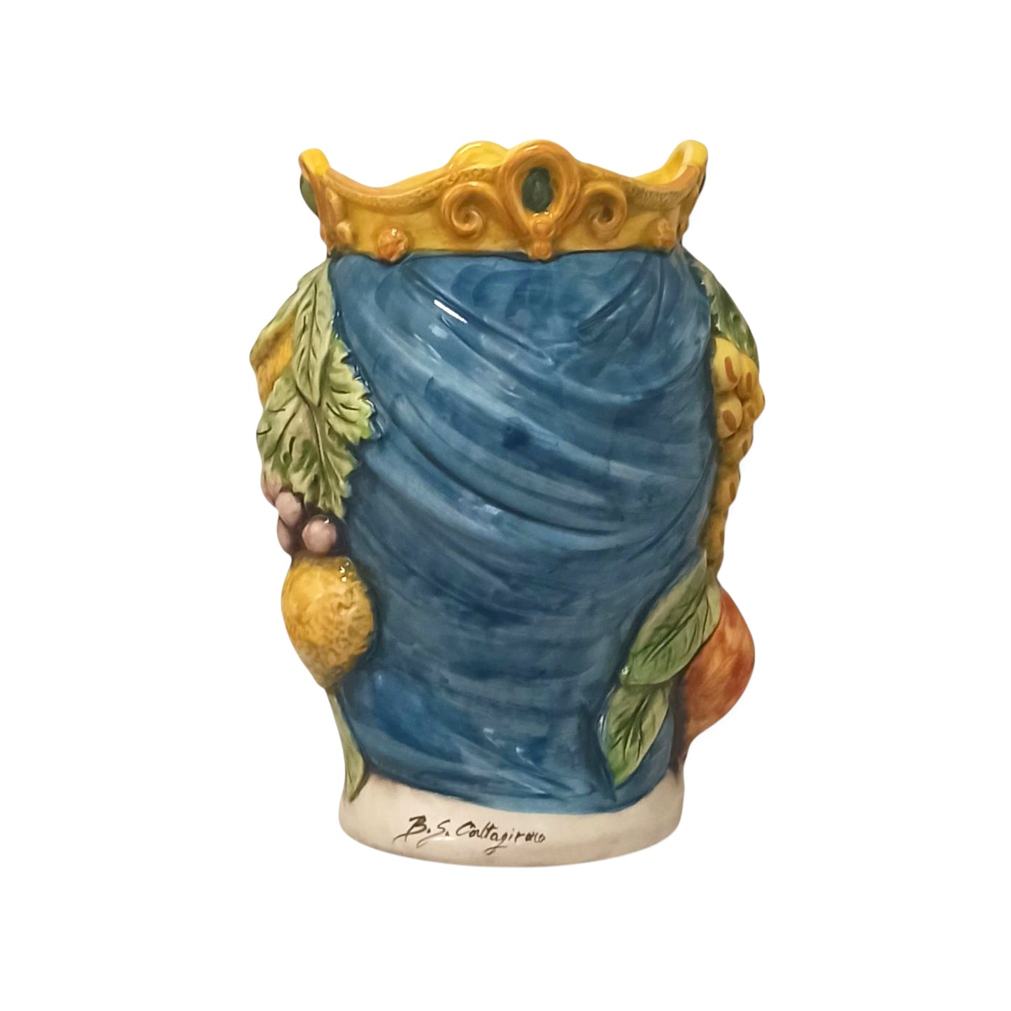 vaso in ceramica siciliana di caltagirone