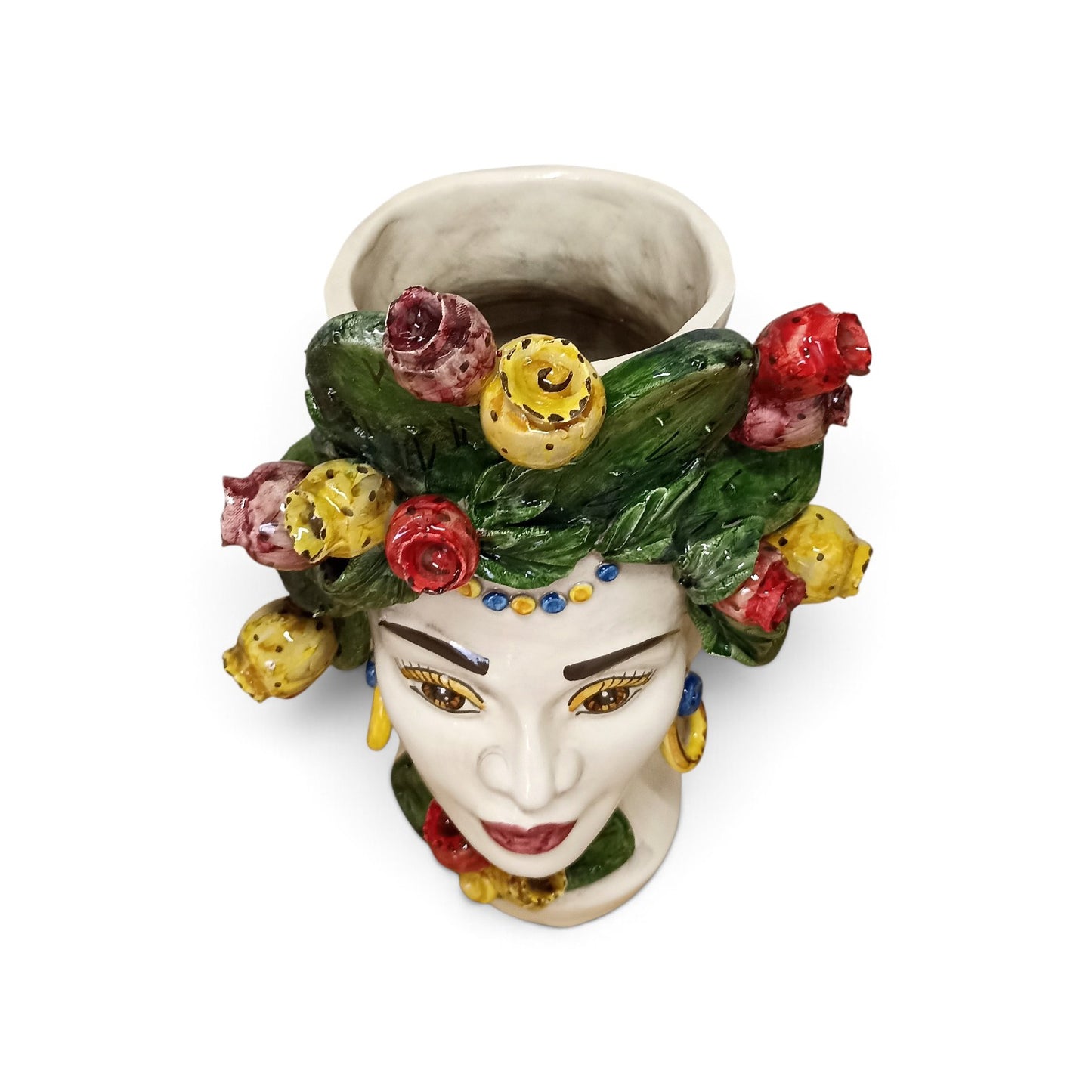 testa di ceramica caltagirone